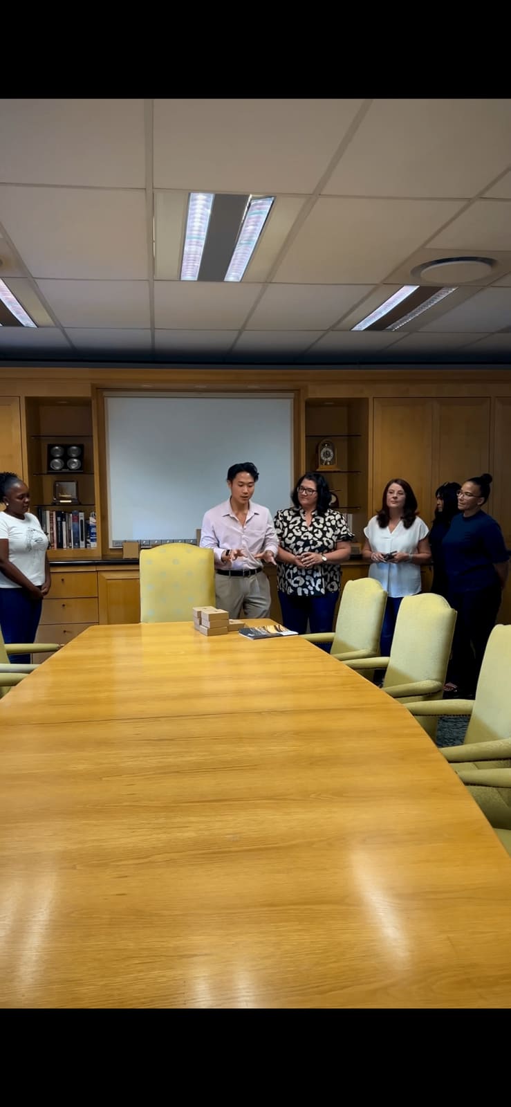 Karl Lee - Boardroom Presentation - Presenting to the team in the boardroom.