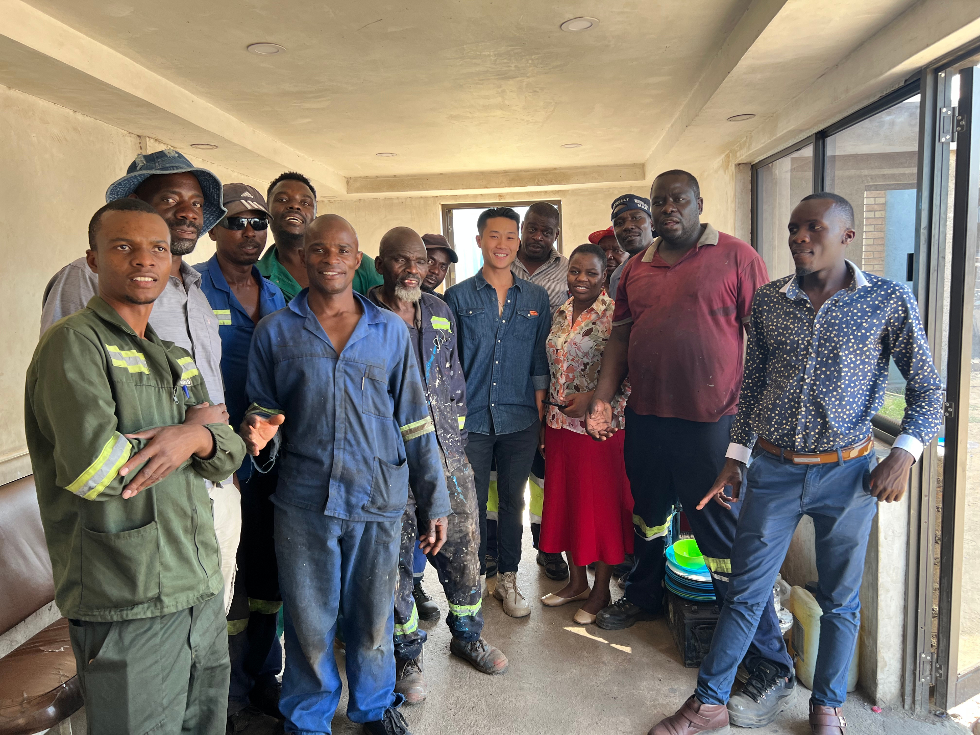 Karl Lee - Ajara Group Photo - With the Ajara Trucking Logistics team.