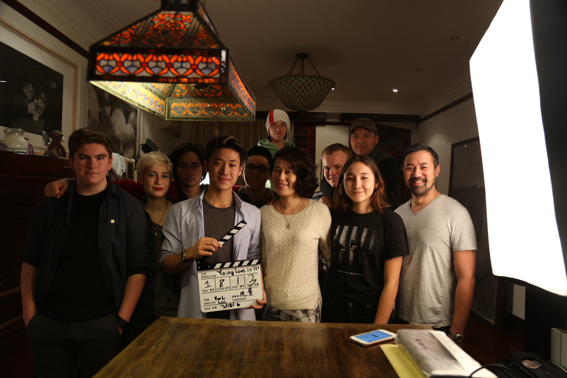Karl Lee - Film Crew - On set with the production team during a commercial shoot.
