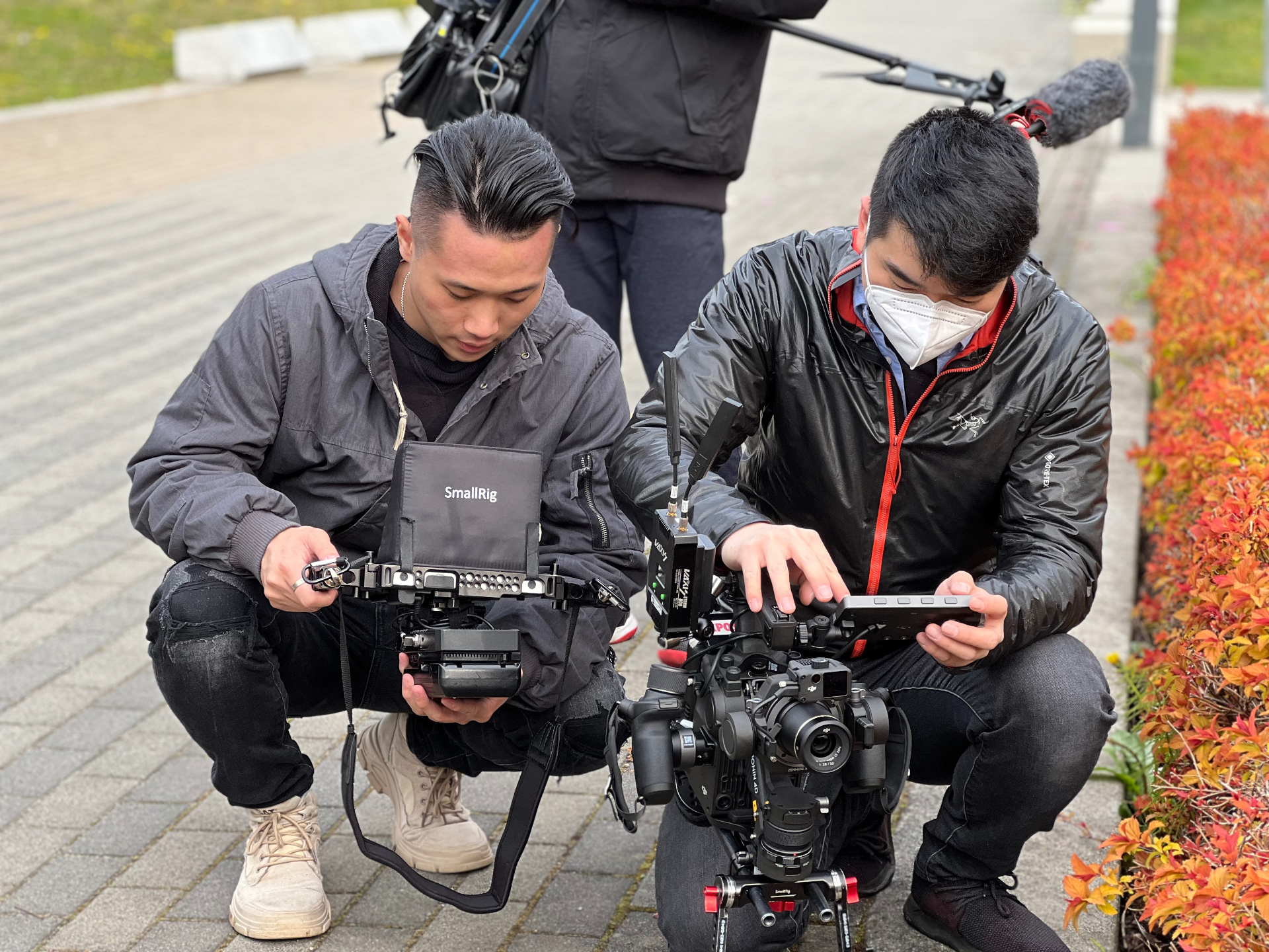 Karl Lee - On Set - Film Production - Behind the scenes at Karl Lee Productions, working with professional cinema equipment.